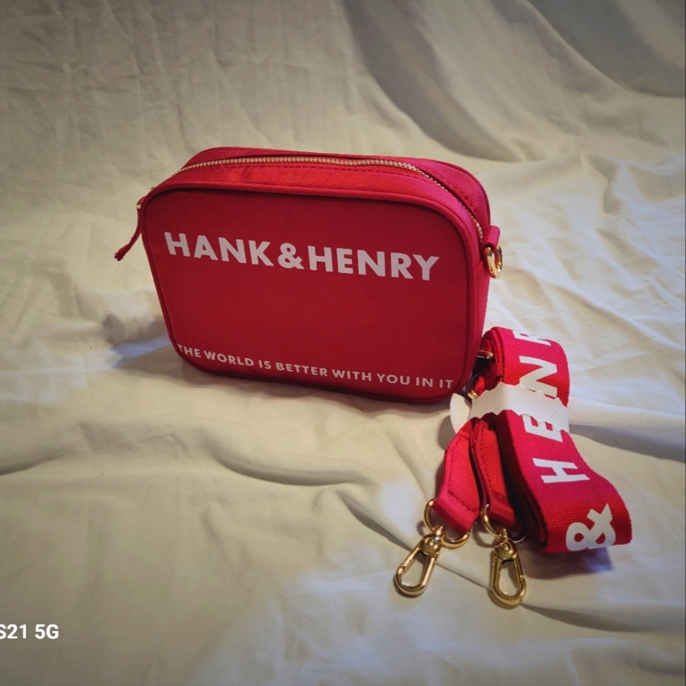 Hank & Henry Red Crossbody Bag New Without Tags I Have 3 Total 2 Still Sealed